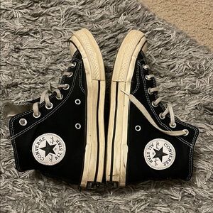 Converse Black and White High-Tops